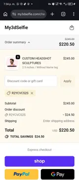 R2YCVCS2S coupon verification screenshot