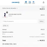 CC coupon verification screenshot