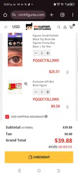 PQGECY3LL3WX coupon verification screenshot