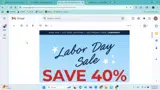 LABORDAY coupon verification screenshot