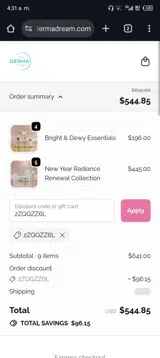 2ZQQZZ6L coupon verification screenshot