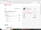 My Favorite Quilt Store coupon verification screenshot
