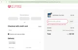 My Favorite Quilt Store coupon verification screenshot