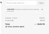 myFirst coupon verification screenshot