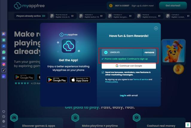 MyFreeApp checkout page showing MyFreeApp promo code box | Screenshot taken by SimplyCodes community member on Sep 9, 2025