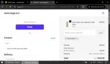 WELCOME10 coupon verification screenshot