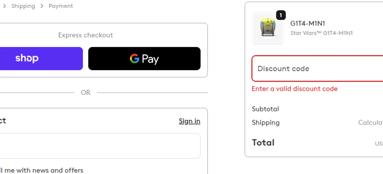 Piaggio Fast Forward promo code screenshot showing code shopnow25 applied at Piaggio Fast Forward checkout page. Uploaded by SimplyCodes community member Dejadepicharme on Jan 1, 2026