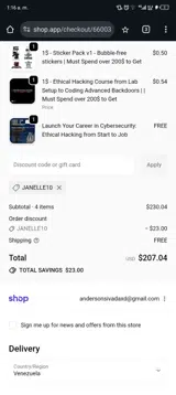 MyHackerTech coupon verification screenshot
