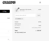 CHARMS15 coupon verification screenshot