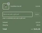 bfcm25 coupon verification screenshot