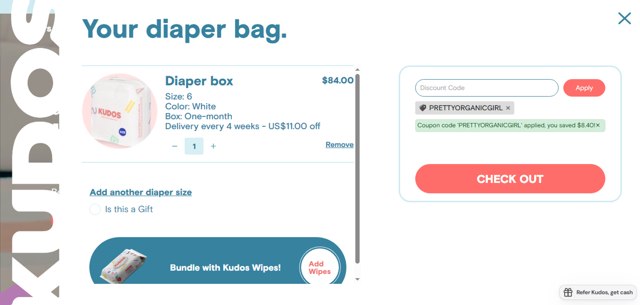 My Kudos checkout page showing My Kudos promo code box | Screenshot taken by SimplyCodes community member on Sep 6, 2025
