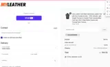 MYLEATHER10 coupon verification screenshot