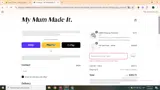 My Mum Made It coupon verification screenshot