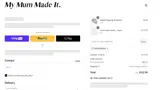 My Mum Made It coupon verification screenshot