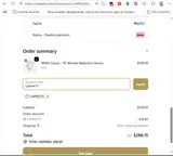 NEWA coupon verification screenshot