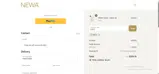 NEWA coupon verification screenshot