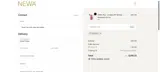 NEWA coupon verification screenshot