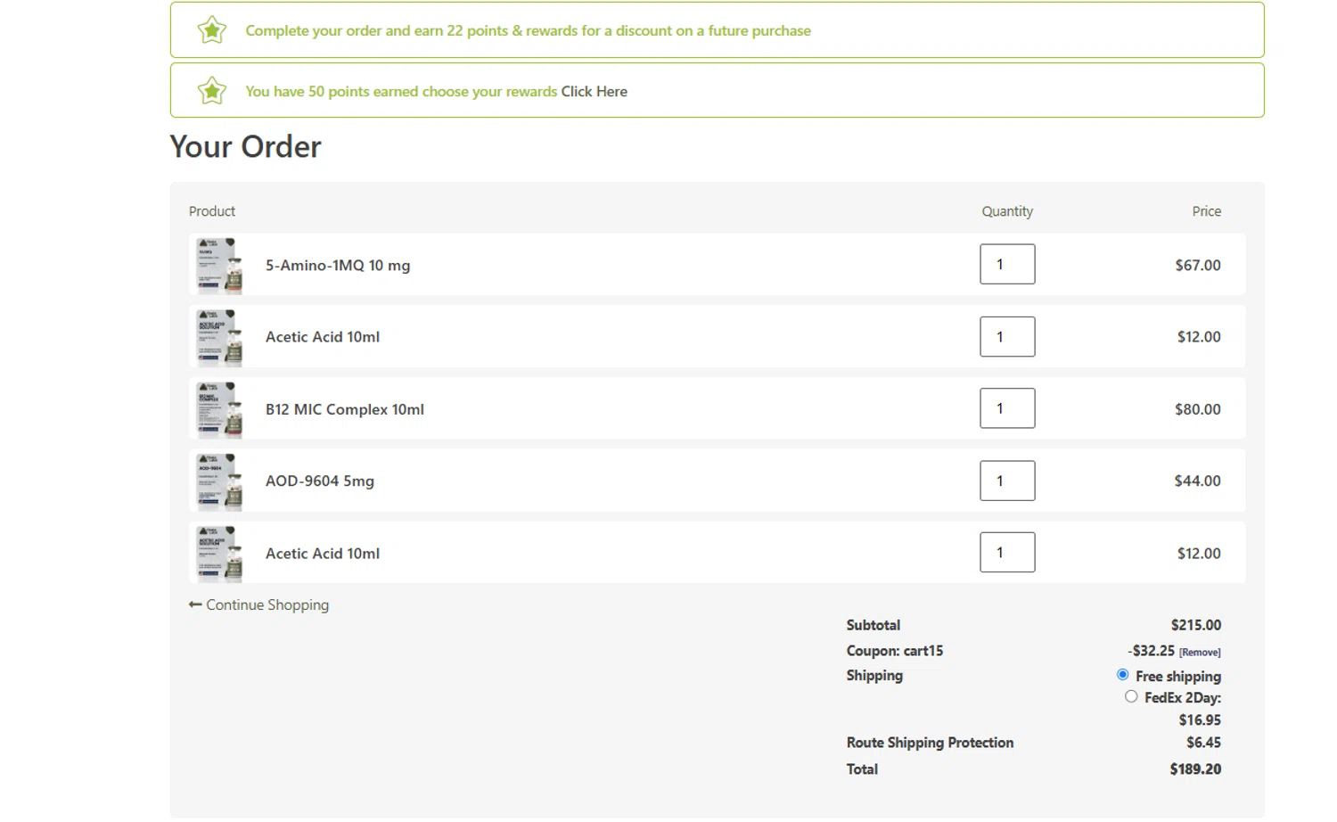 My Oasis Labs promo code screenshot showing code CART15 applied at My Oasis Labs checkout page. Uploaded by SimplyCodes community member fettywap on Nov 16, 2025