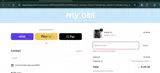 MY OBI coupon verification screenshot