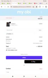 MY OBI coupon verification screenshot