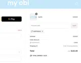 MY OBI coupon verification screenshot