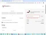WELCOME10 coupon verification screenshot