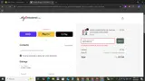 WELCOME10 coupon verification screenshot