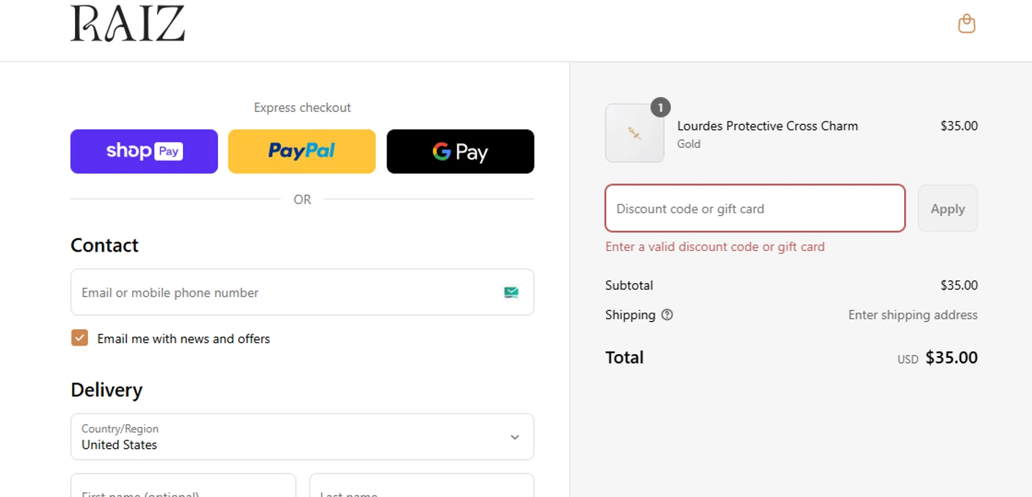 Raiz promo code screenshot showing code free10 applied at Raiz checkout page. Uploaded by SimplyCodes community member Juanls04 on Jul 17, 2025