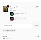 NATURALTOP coupon verification screenshot