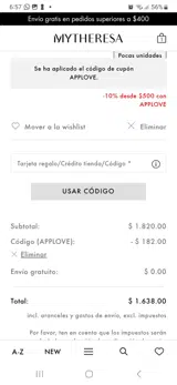 APPLOVE coupon verification screenshot