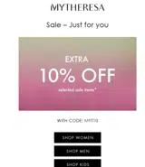 MYT10 coupon verification screenshot