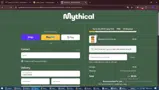 Mythical Store coupon verification screenshot