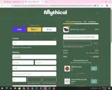 Mythical Store coupon verification screenshot