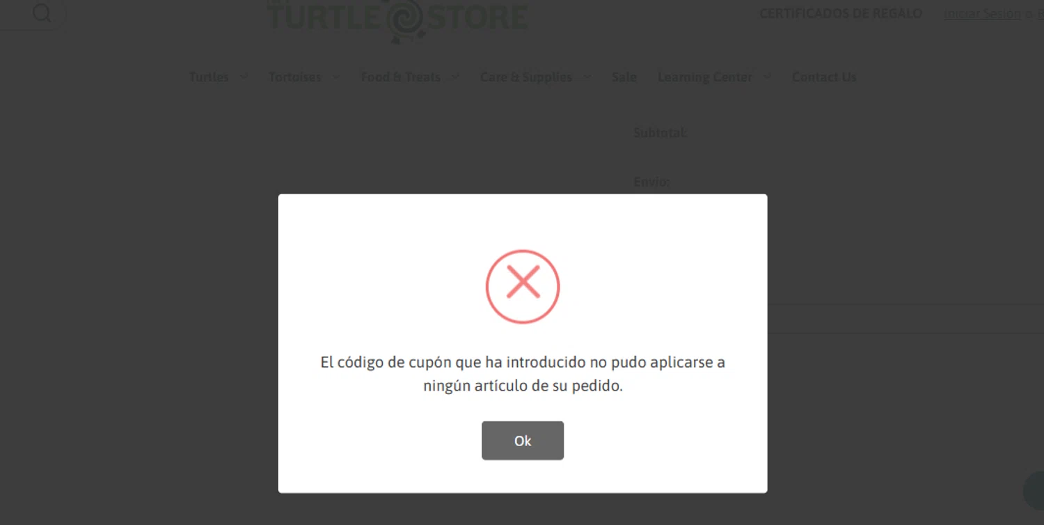 MyTurtleStore coupon code screenshot showing code FirstTime applied at MyTurtleStore checkout page. Uploaded by SimplyCodes community member ashe1986 on Sep 6, 2025