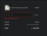 RMNUTI10 coupon verification screenshot