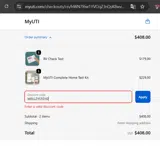 WELLZYSTD10 coupon verification screenshot