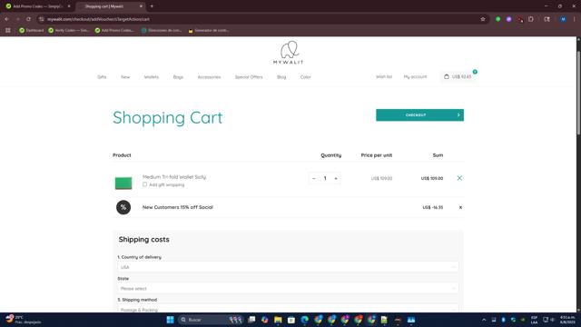 MyWalit checkout page showing MyWalit promo code box | Screenshot taken by SimplyCodes community member on Aug 6, 2025