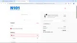 N101 coupon verification screenshot