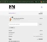 ADRE8 coupon verification screenshot