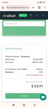 intro-business coupon verification screenshot