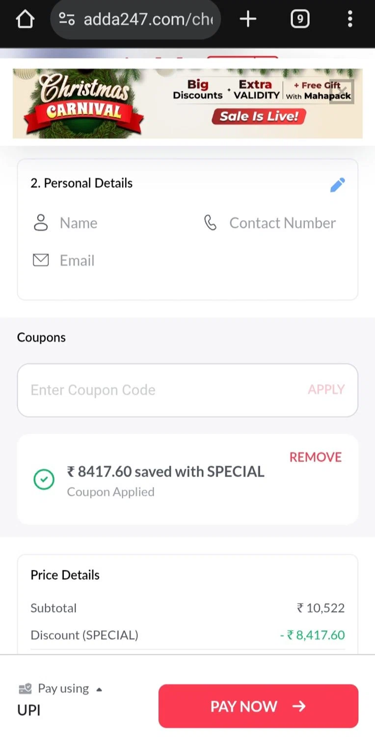 N8n.io promo code screenshot showing code AWESOMEOPENSOURCE applied at N8n.io checkout page. Uploaded by SimplyCodes community member MoneySleuth6201 on Dec 25, 2025