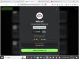 BLONDE coupon verification screenshot