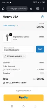 25CHG3UKMI4EVI coupon verification screenshot