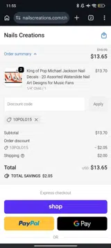 10polo15 coupon verification screenshot