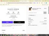 Naked Armor coupon verification screenshot