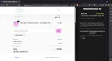 WELCOME10 coupon verification screenshot