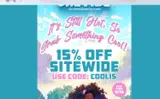 cool15 coupon verification screenshot