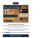 ENGRAVE15 coupon verification screenshot