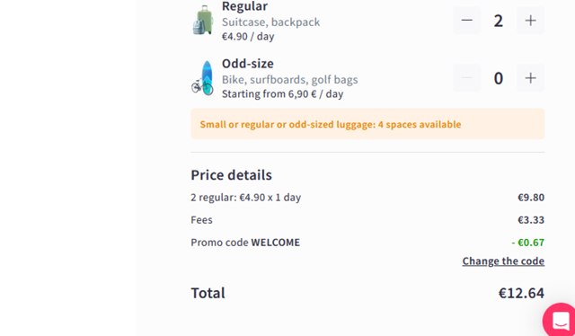 Nannybag checkout page showing Nannybag promo code box | Screenshot taken by SimplyCodes community member on May 26, 2025