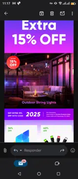 Nanoleaf coupon verification screenshot